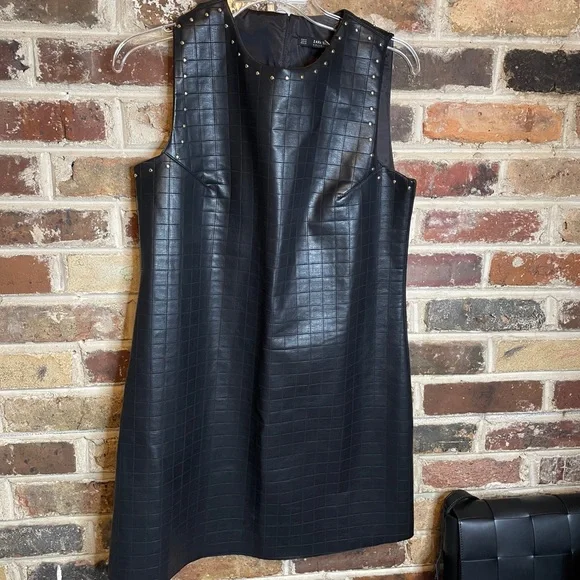 Zara | Dresses | Women Zara Basic Faux Leather Dress Size Medium | Poshmark Zara | Dresses | Women Zara Basic Faux Leather Dress Size Medium | Poshmark